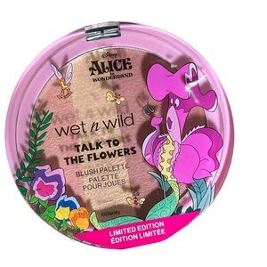 NWT Alice in Wonderland x Wet N Wild Blush Palette Talk to The Flowers